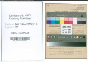 Entnazifizierung Bernhard Stork , geb. 04.07.1889 (Platzmeister)