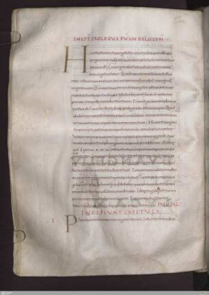 Prologus in evangelium Johannis; Evangelium secundum Johannem