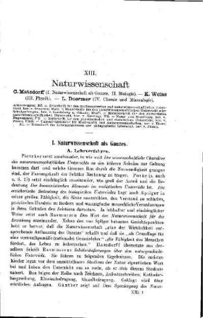Naturwissenschaft