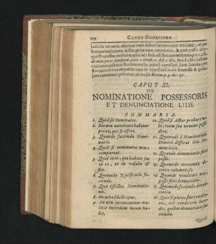 Caput XI. De Nominatione Possessoris Et Denunciatione Litis.