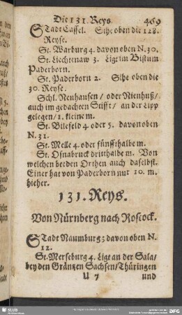 131. Reys. Von Nürnberg nach Rostock