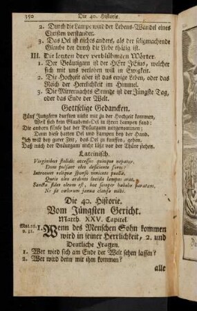 350-354, Die 40. Historie