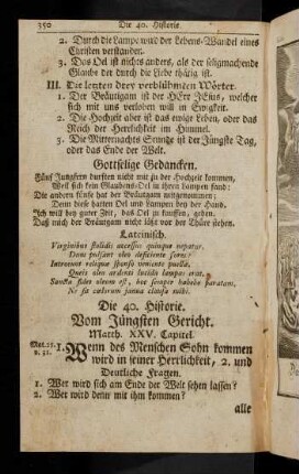 350-354, Die 40. Historie
