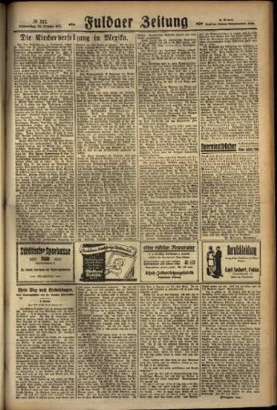 Zweite Ausgabe vom Donnerstag, den 20. Oktober 1927.