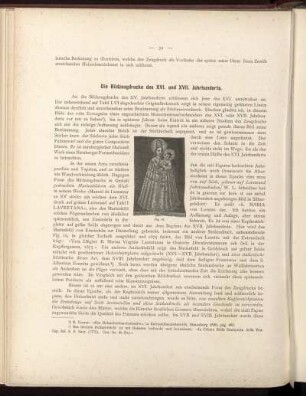Die Bildzeugdrucke des XVI. und XVII. Jahrhunderts