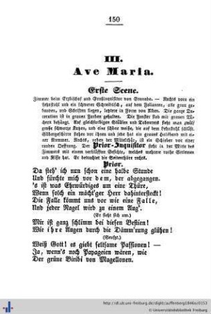 III. Ave Maria