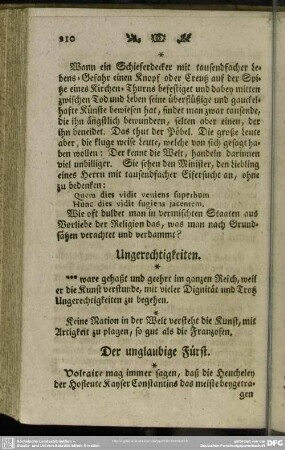 Ungerechtigkeiten