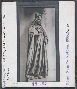 Meißen, Dom: Ostchor, Nordwand, Kaiserin Adelheid