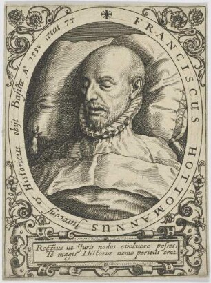 Bildnis des Franciscus Hottomannus