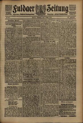 Zweite Ausgabe vom Dienstag, den 04. Mai 1909.