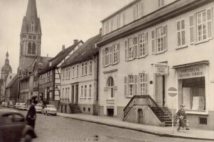 Blick in die Schülerstraße. Detmold