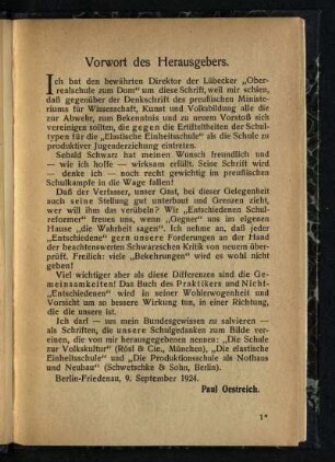 Vorwort des Herausgebers