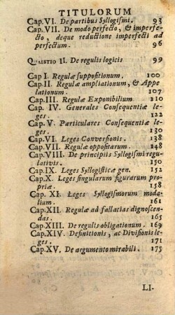Philosophia Peripatetica : Tomis Quatuor comprehensa, 1. Logica