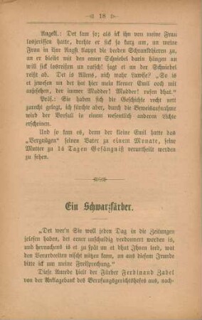 Ein Schwarzfärber