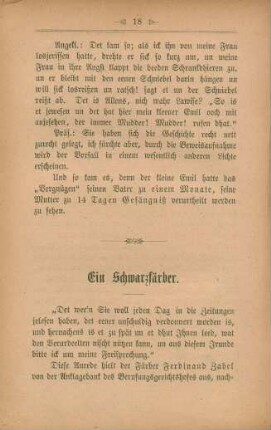 Ein Schwarzfärber
