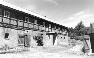 Weißenberg-Nostitz-Grube. Ehem. Gasthaus neben der Mühle