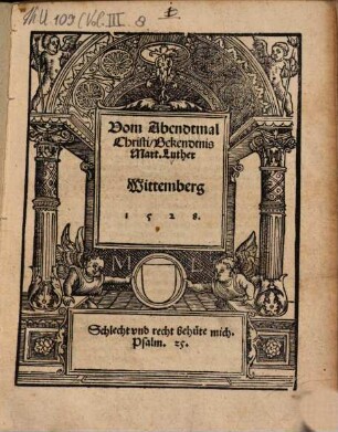 Vom Abendtmal Christi : Bekendtnis