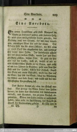 [III.] Eine Anecdote