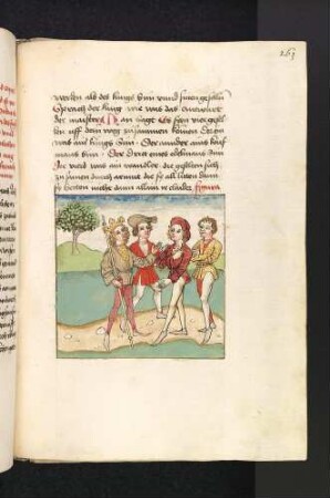 Der Königsohn und seine drei Weggefährten; (Kapitel XV: Von des Königs Sohne und seinen Gefährten)