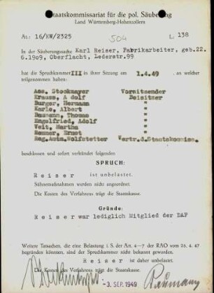Reiser, Karl