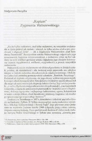 4: "Kapizm" Zygmunta Waliszewskiego