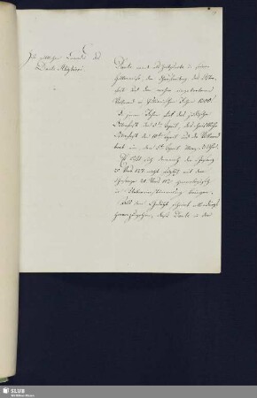 [datiert:] Dresden, 18. Mai 1832.