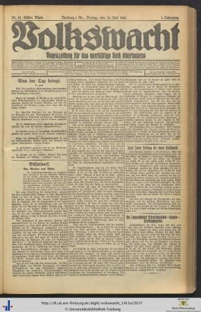 21.07.1911 (Erstes Blatt)