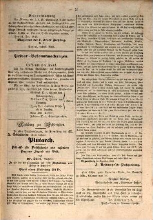 Freisinger Wochenblatt : zugleich Amtsblatt für Freising, Moosburg und Dachau. 1846