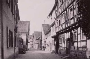 Büdingen, Straße : Büdingen. Straßenbild