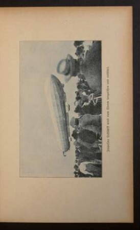Tafel: Zeppelins Luftschiff wird vom Sturm losgerissen [...].