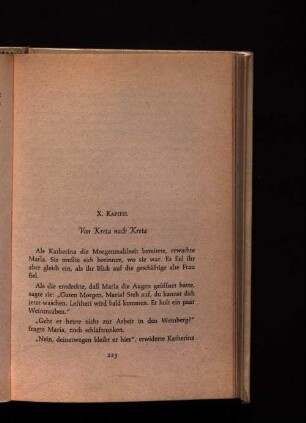 X. Kapitel Von Kreta nach Kreta