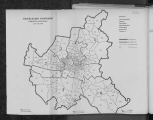 Bild Nr. 3: Hansestadt Hamburg Gebietseinteilung ab 11.Mai 1951