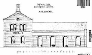 Bronnbach (Tauber): Empfangsgebäude Bahnansicht