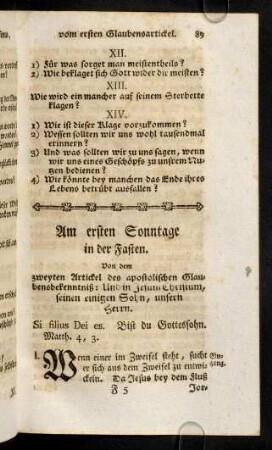 89-91, Vorspruch
