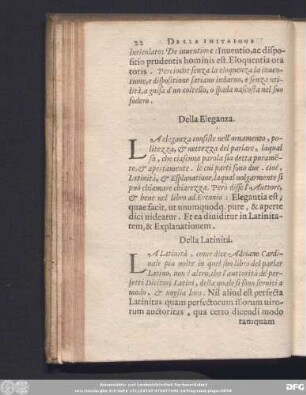 Delle Eleganza.