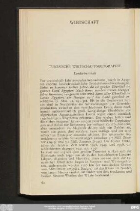 Tunesische Wirtschaftsgeographie