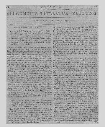 Tägliches Taschenbuch für alle Stände. Auf das Jahr 1798. Gotha: Ettinger 1798
