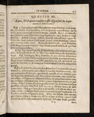 253-261, Quaestio XX - XXVI; Proponuntur ...