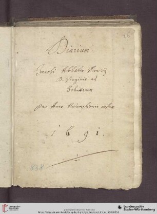 Diarium 1691