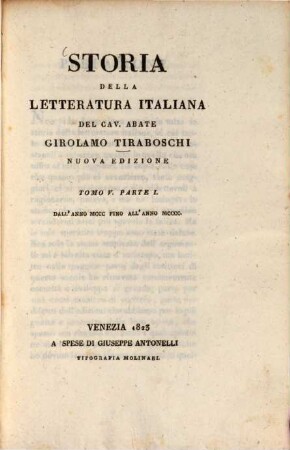 Storia della letteratura italiana, 9. Dall'anno MCCC fino all'anno MCCCC