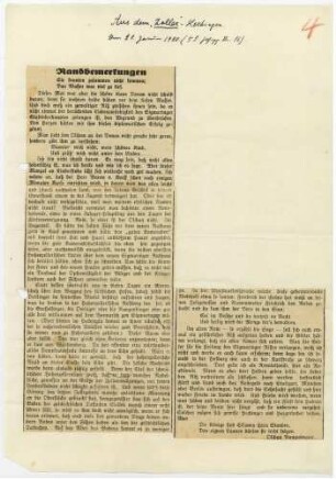 Die Hohenzollern-Frage (Auseinandersetzung zwischen Regierungspräsident Scherer und Fürst Friedrich von Hohenzollern wegen seines Anspruchs auf den Titel "Fürst" und andere Ehrenrechte)