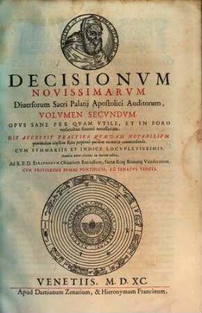 Decisiones novissimae Sacri Palatii Apostolis. 2