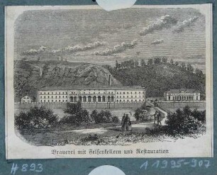 Die Felsenkellerbrauerei im Plauenschen Grund bei Dresden