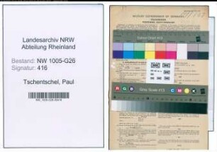 Entnazifizierung Paul Tschentschel , geb. 25.10.1894 (Steuerhelfer)