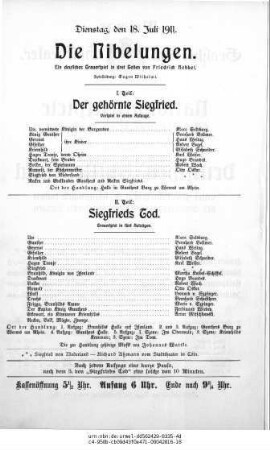 Die Nibelungen [Der gehörnte Siegfried]
