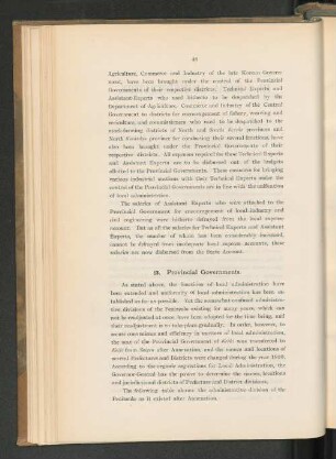 13. Provincial Governments.