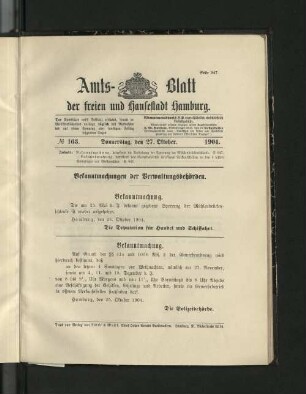 No. 163, 27. Oktober 1904.