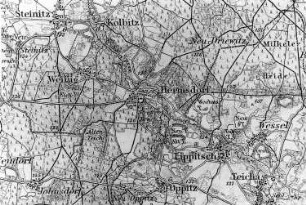 Lohsa-Hermsdorf/Spree. Karte 1:100.000