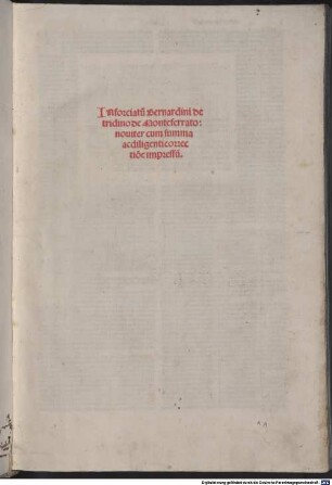 Corpus iuris civilis. Infortiatum : mit der Glossa ordinaria von Accursius Florentinus und Summaria von Hieronymus Clarius