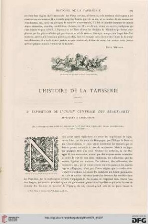 2: L' histoire de la tapisserie, [3] : 5e Exposition de l'Union Centrale des Beaux-Arts